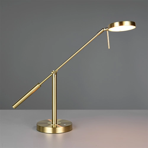 Schreibtischlampe Monza Messing Trio 4017807693294