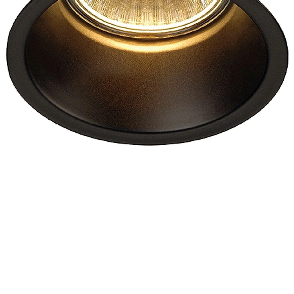 Einbaustrahler Horn GU10 Schwarz SLV 4024163139649