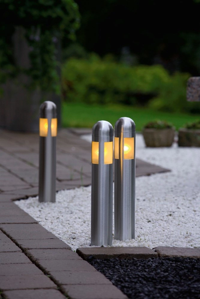 Gartenlampen Amalfi (3x) 35 cm Metallgrau KonstSmide 7318307451009