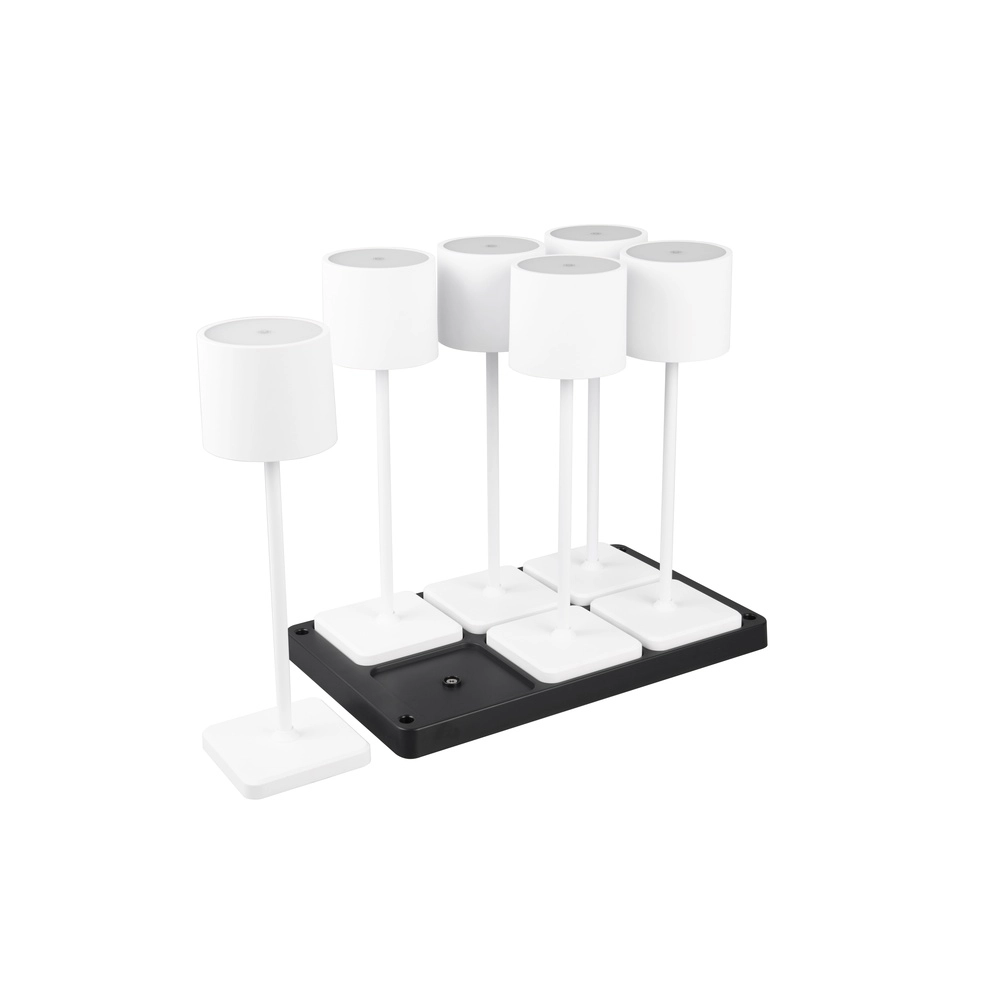 Set mit 6 Tischlampen Fernandez weiß Trio 4017807601671