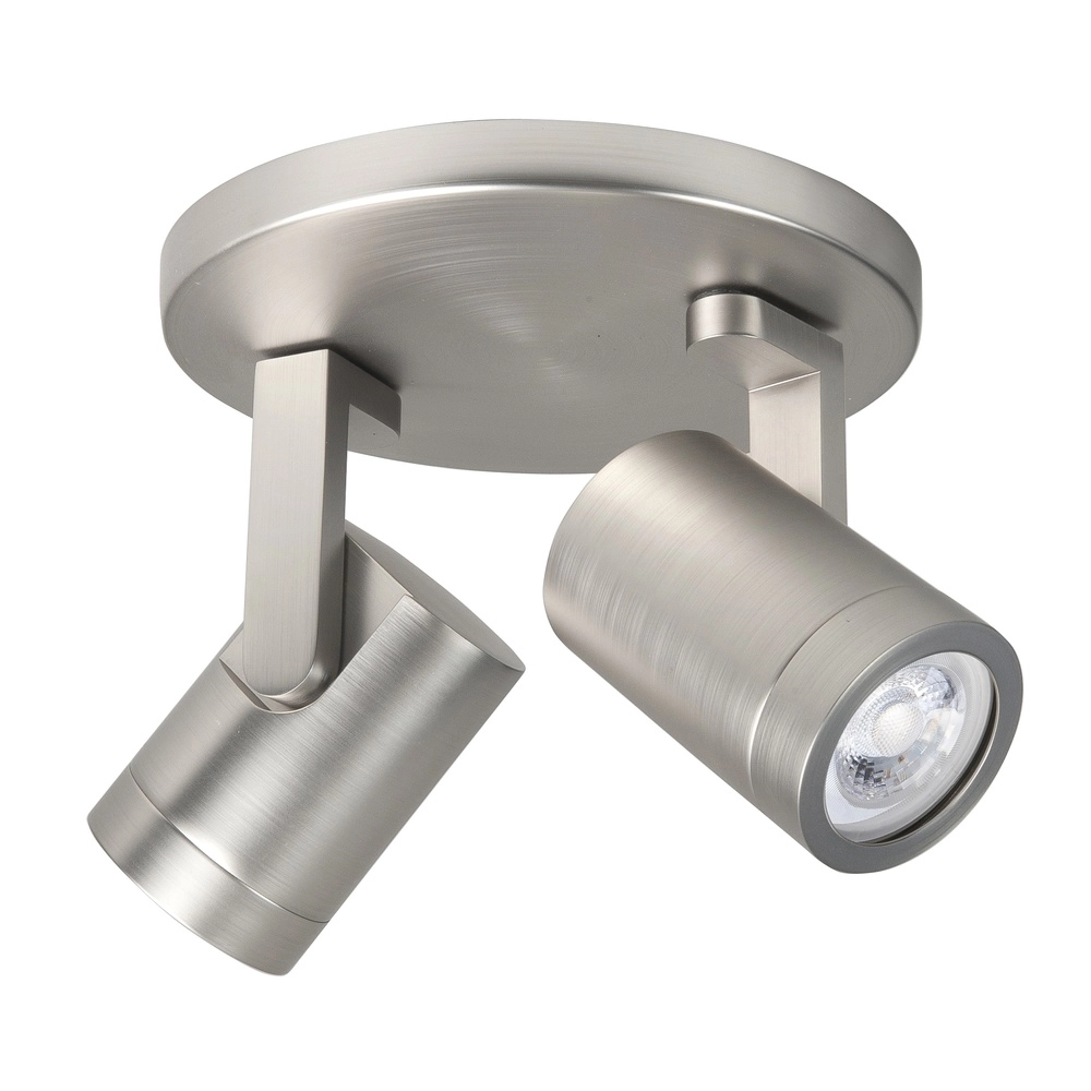 Aufputz-Spot Halo Spot Nickel 2-flammig rund