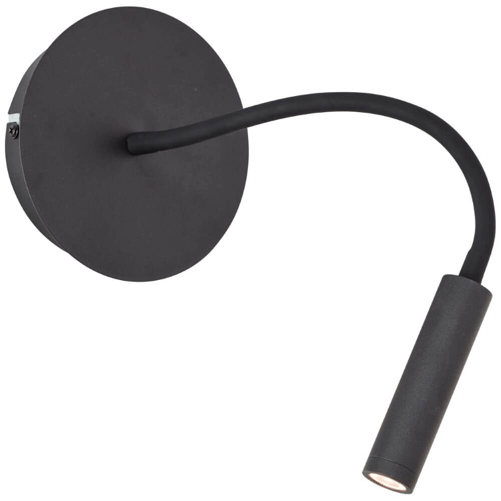 Wandlampe Jutta schwarz flexibel
