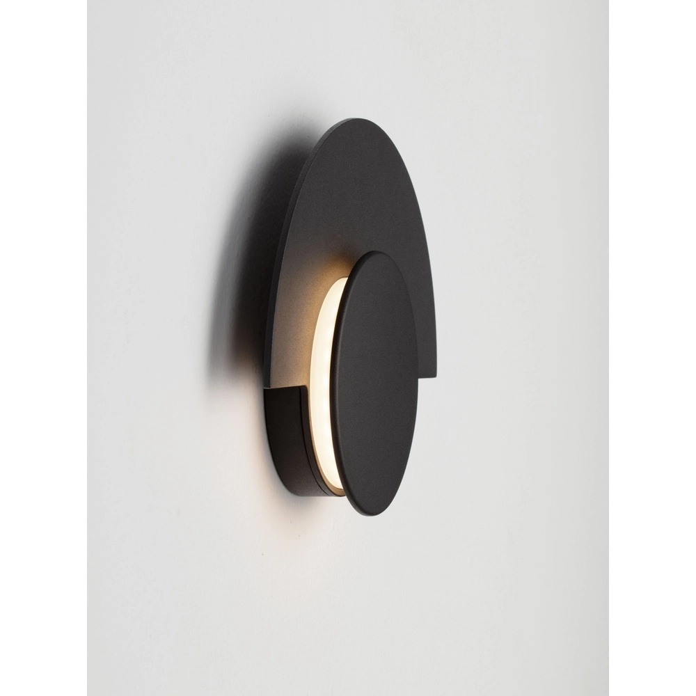 Moderne Wandlampe Gloo schwarz - 2700K Lyora 5212017497246