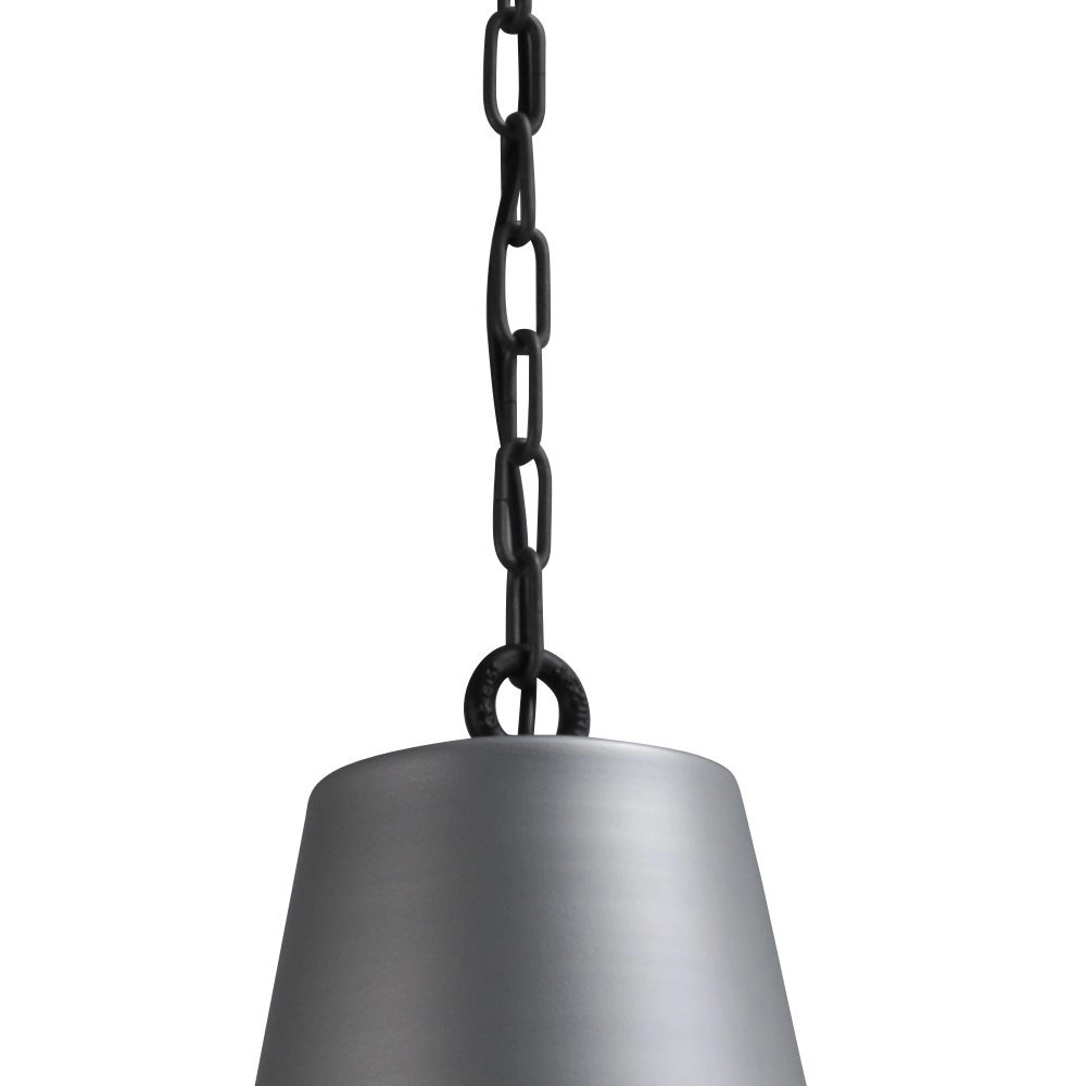 Pendelleuchte Prato XXL Industria 67 grau mit schwarz Masterlight 8718121237831