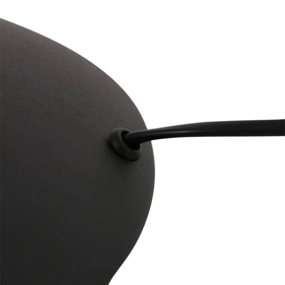 Schwarze Leselampe Biron mit LED Steinhauer 8712746146844