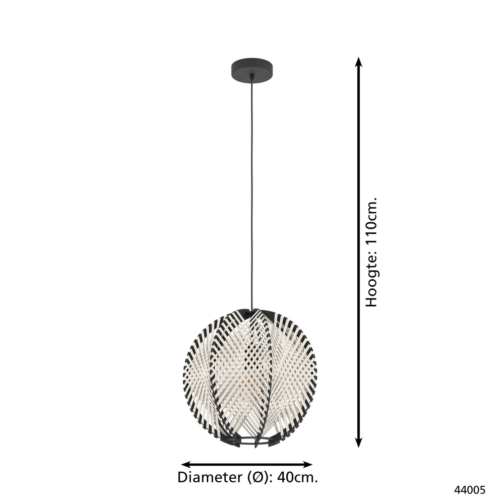 Design-Pendellampe Waverton Ø 40cm Eglo 9002759440053
