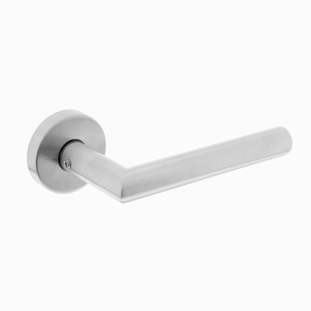 Fester Türgriff Hoek 90 Rosette Edelstahl