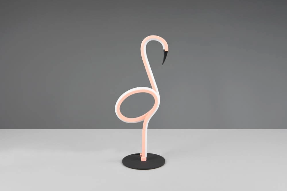 Rosafarbene Flamingo-LED-Tischlampe Ingo Trio 4017807613704