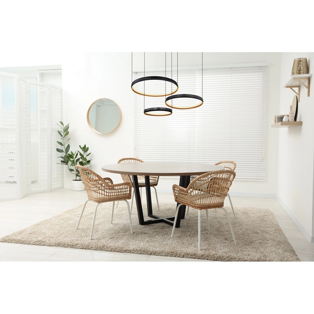 Schwarze Pendellampe Halli Konstruktion Globo 9007371434657