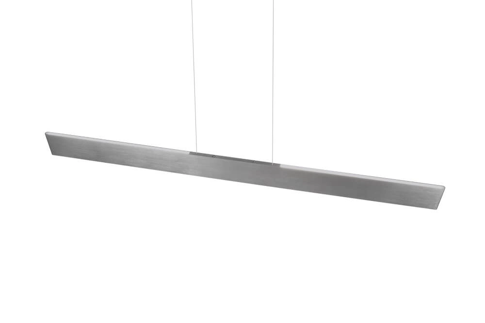 LED-Büro-Hängelampe Galway 150 cm – Edelstahl Trio 4017807616675