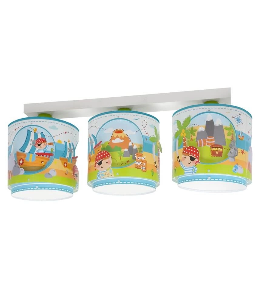 Kinderzimmer-Deckenleuchte Pirate Island