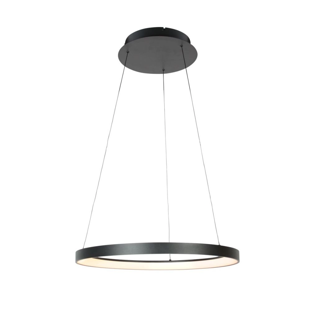 Pendellampe Ringlede Schwarz