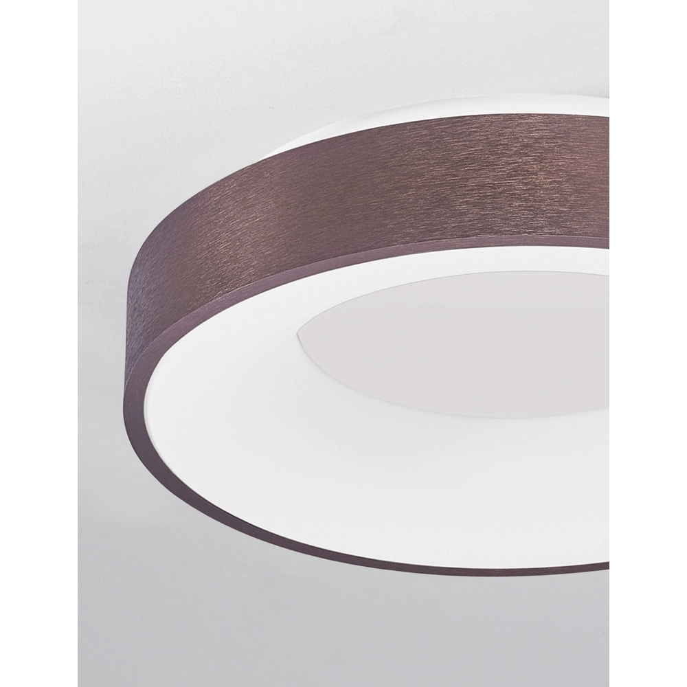 Deckenlampe Rando Thin kaffeebraun Ø 38cm Lyora 5212017420053