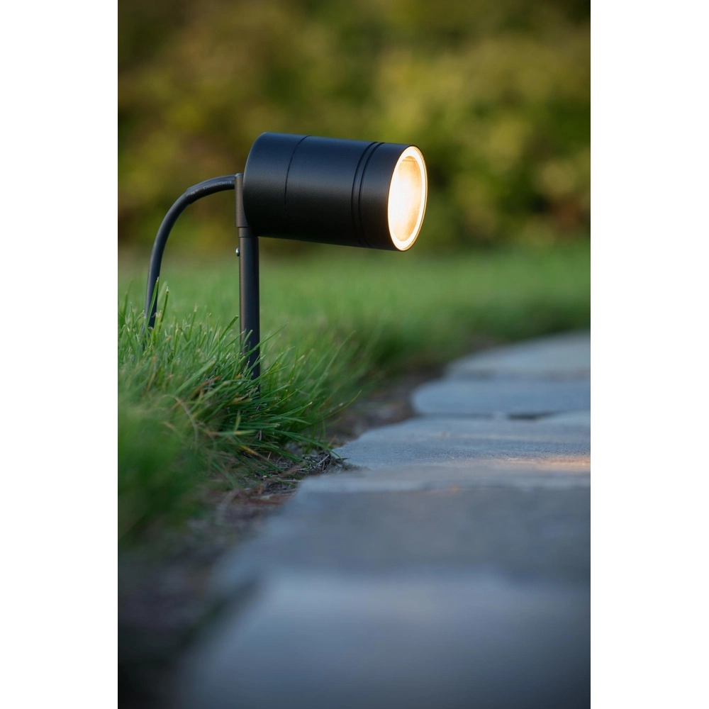 Spike-Spot Arne-Led Schwarz Lucide 5411212143969