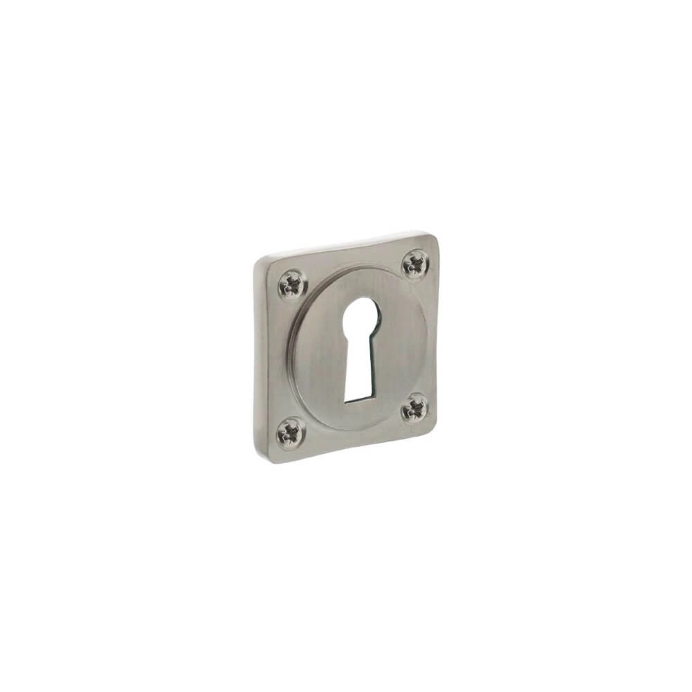 Schlüssel-Rosette Basic nickel matt