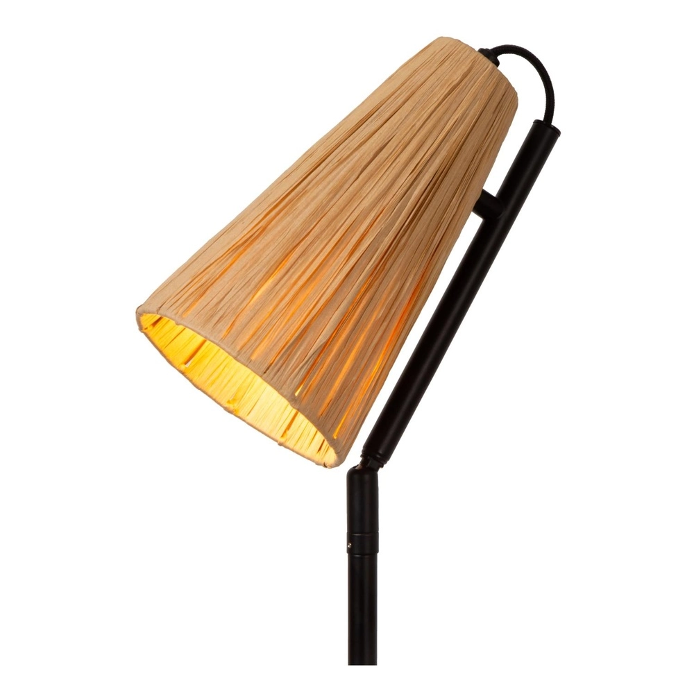 Einzigartige Stehlampe Bensen Holz Lucide 5411212051660