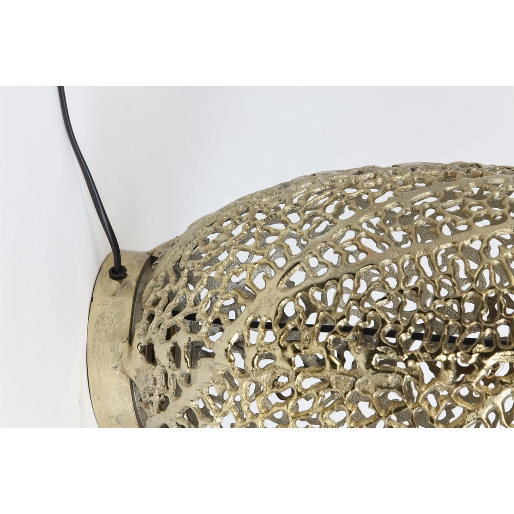 Design-Tischlampe Sinula Ø 24cm – Messingmatt Light & Living 8717807614508