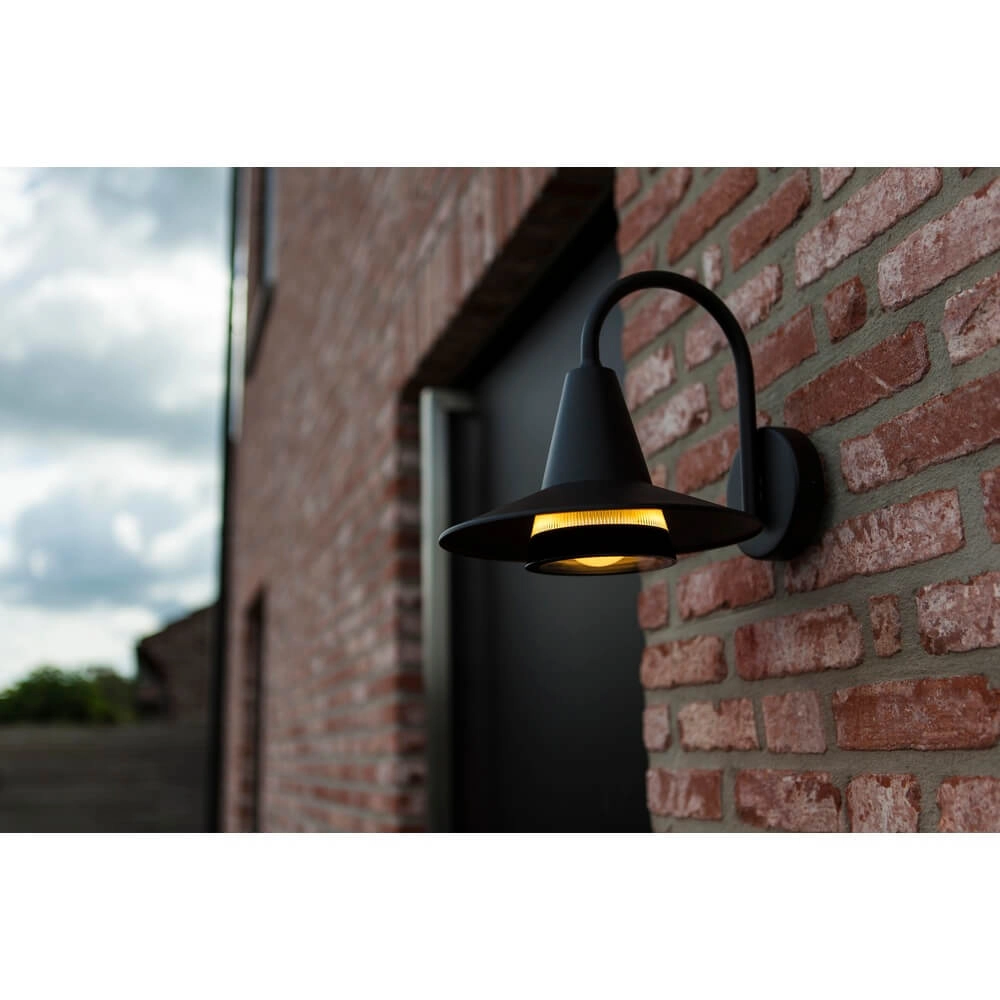 Schwarze LED-Außenleuchte Swan Lutec 6939412016351