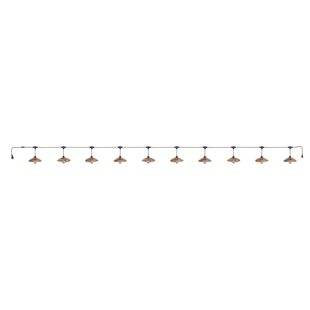 Lichterketten Chain Schwarz mit Braun 600 cm Trio 4017807697612