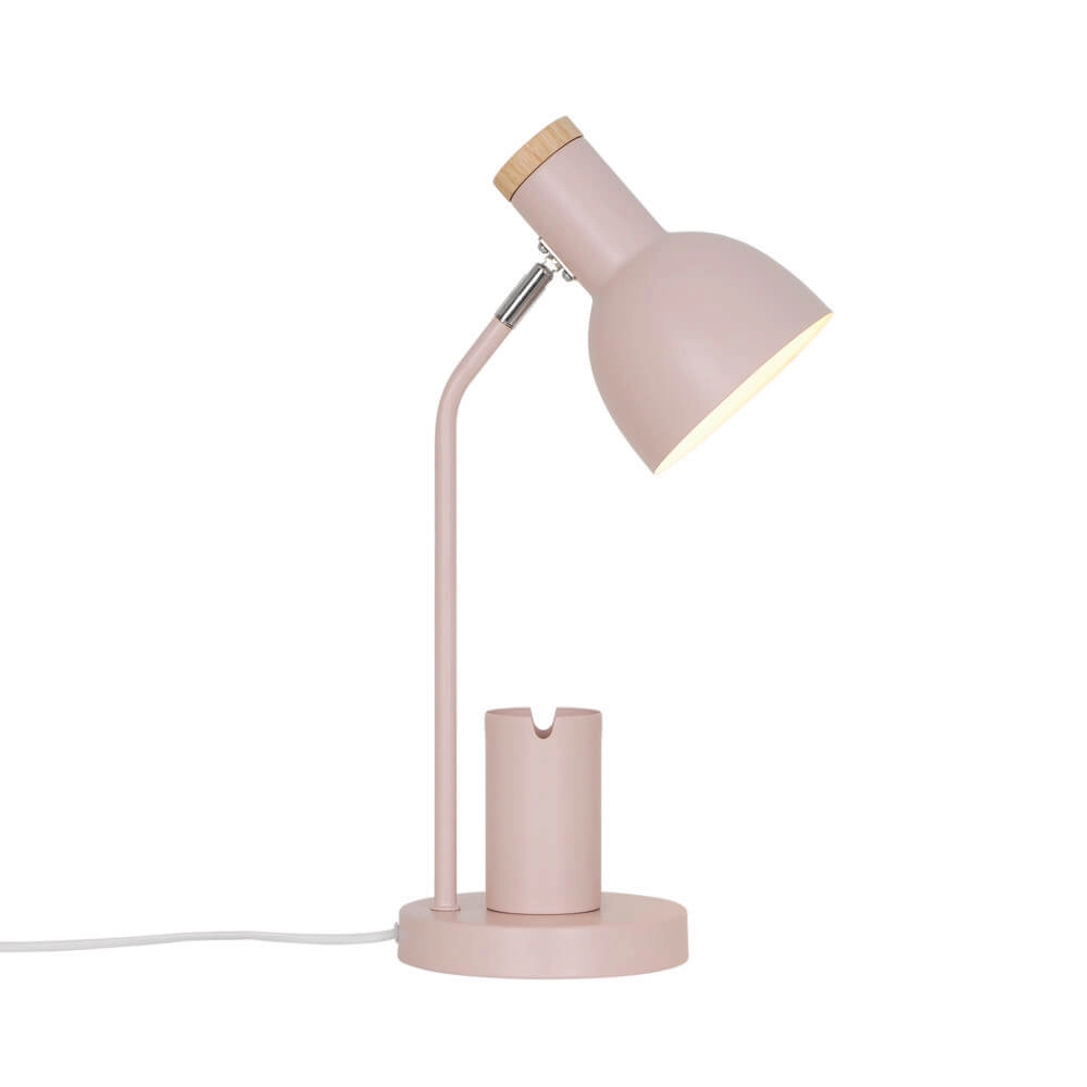 Rosa Schreibtischlampe Devone mit Stifthalter Nordlux 5704924024566