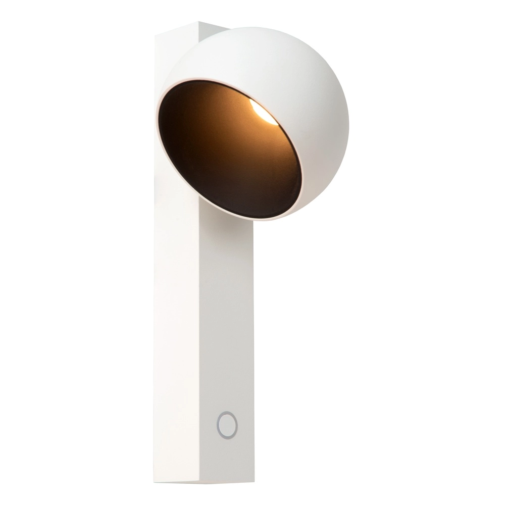 Bettleselampe Esfera LED – Weiß Premium by Lucide 5411212234469