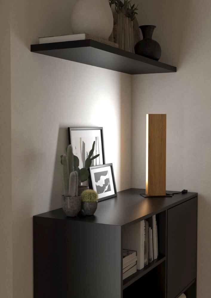 Tischlampe aus Holz Anchorena-Z 46,5 cm Eglo 9008606243693