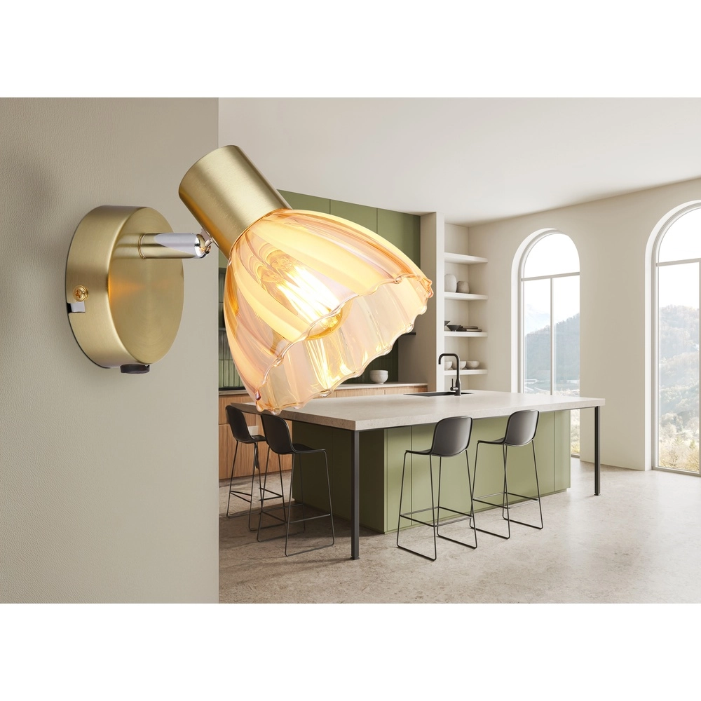 Wandlampe Zachery Gold Globo 9007371531493