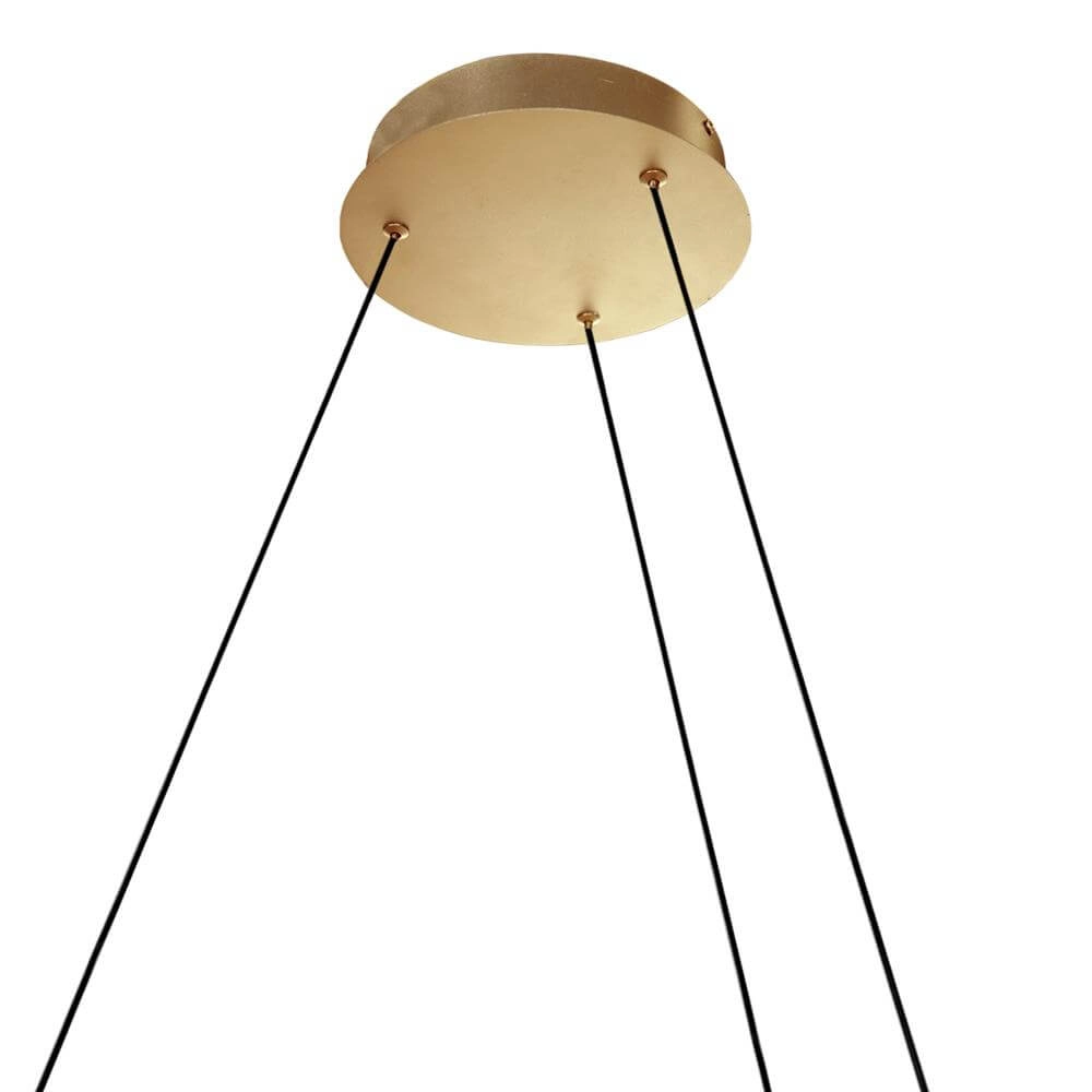Design-Pendelleuchte Ringlux gold Ø 80cm Steinhauer 8712746171587