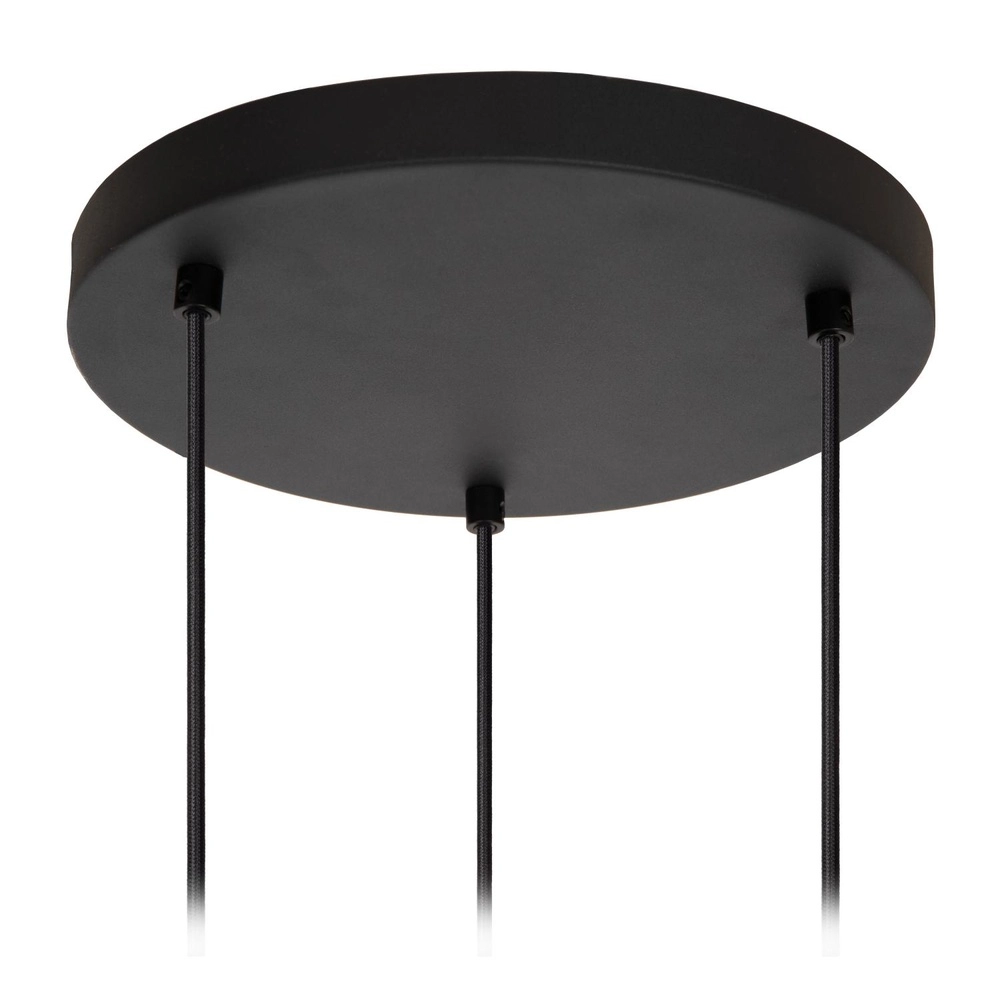 Schwarze Pendellampe Eloise 3-Leicht-Patrone Lucide 5411212452467