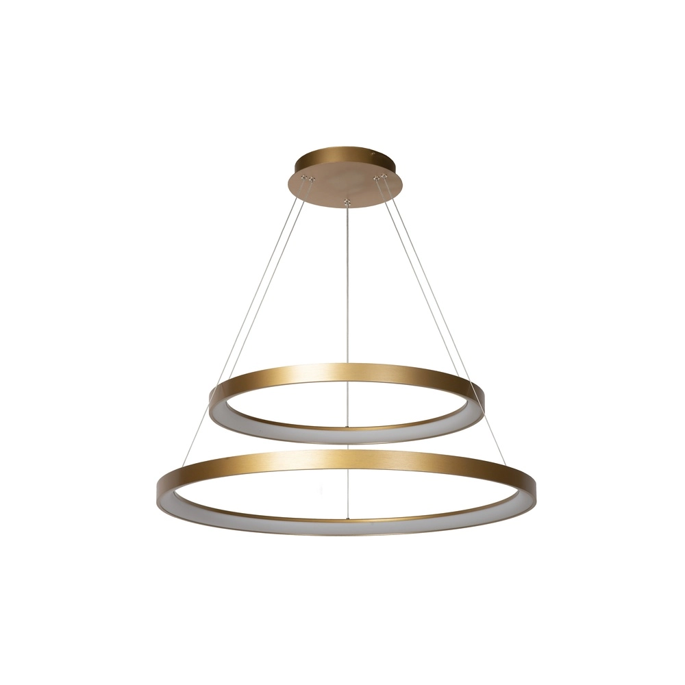 Goldene Pendellampe Vidal Ø 78 cm schlankes Design Premium by Lucide 5411212460929
