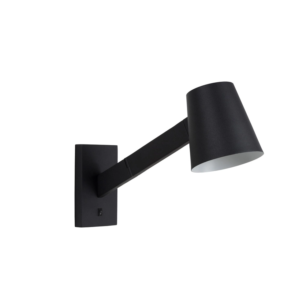 Schwarze Wandlampe Mizuko Konstruktion