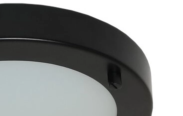 LED Deckenleuchte Yuca Ø 18 cm schwarz Artdelight 8719831735266