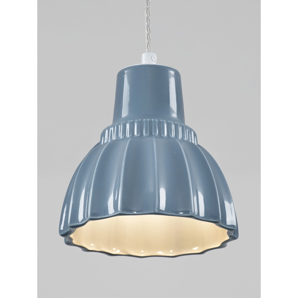Pendellampe Picco Weiß mit Blau Lyora 5212017495372