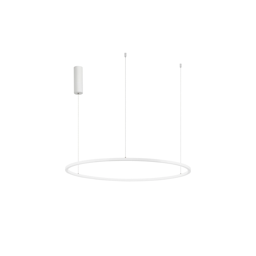 Runde Pendelleuchte Tarquin weiß Ø 80cm Lyora 5212017438294