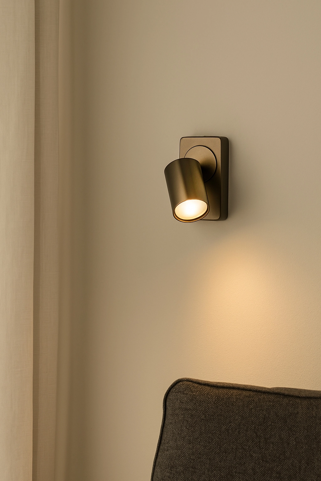 Wandlampe Moon 1 mit Schalterbronze Lyora 5053423311692