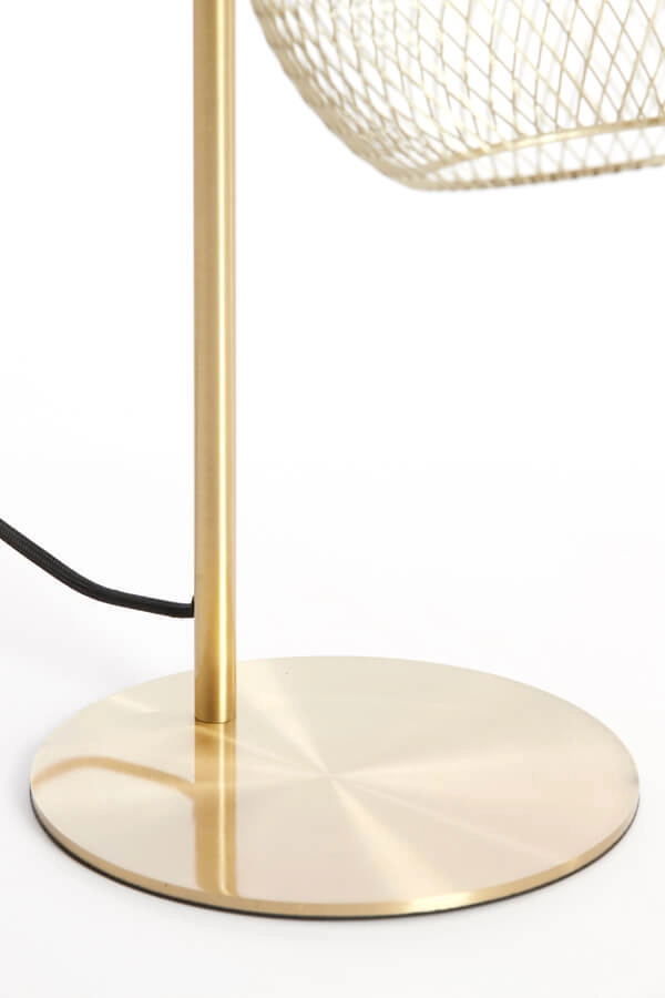 Goldene Tischleuchte Moroc Ø 20cm Light & Living 8717807686420