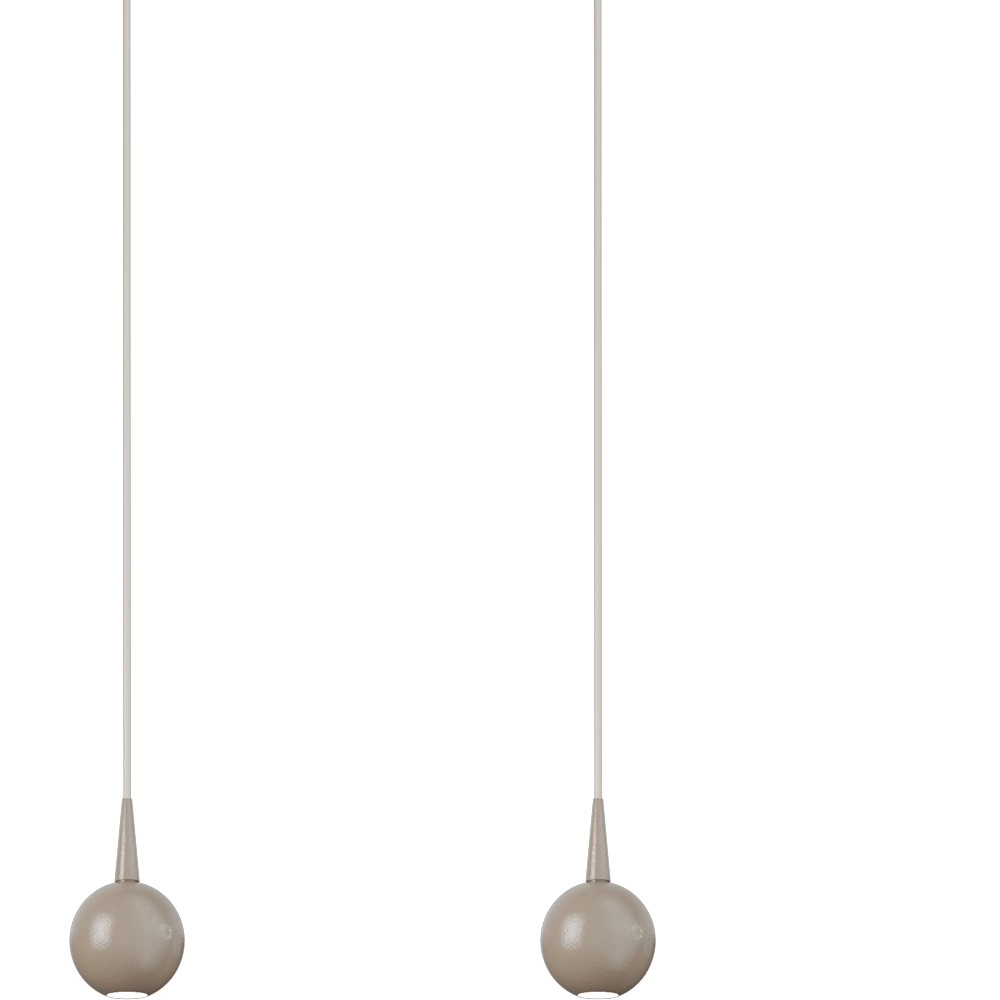 6-Licht Pendellampe Talana beige terra Ø 6cm DTW Masterlight 8718121399041