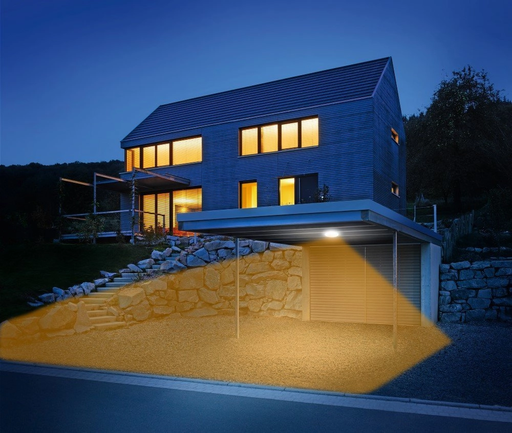 Veranda Lampe DL Vario Quattro mit Bewegungssensor Steinel 4007841035440