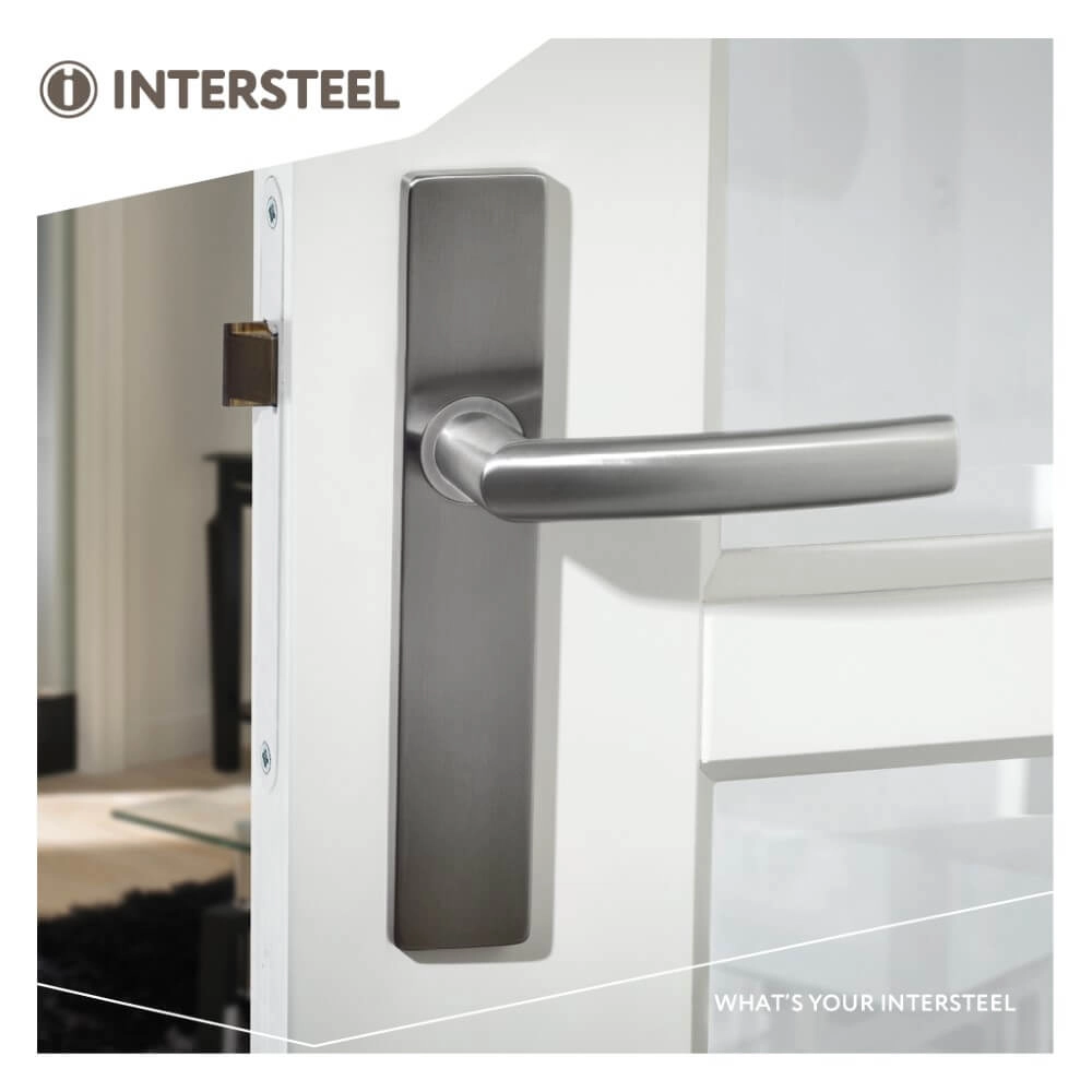 Türklinke Blok rechteckiger Edelstahl Intersteel 8714186187241