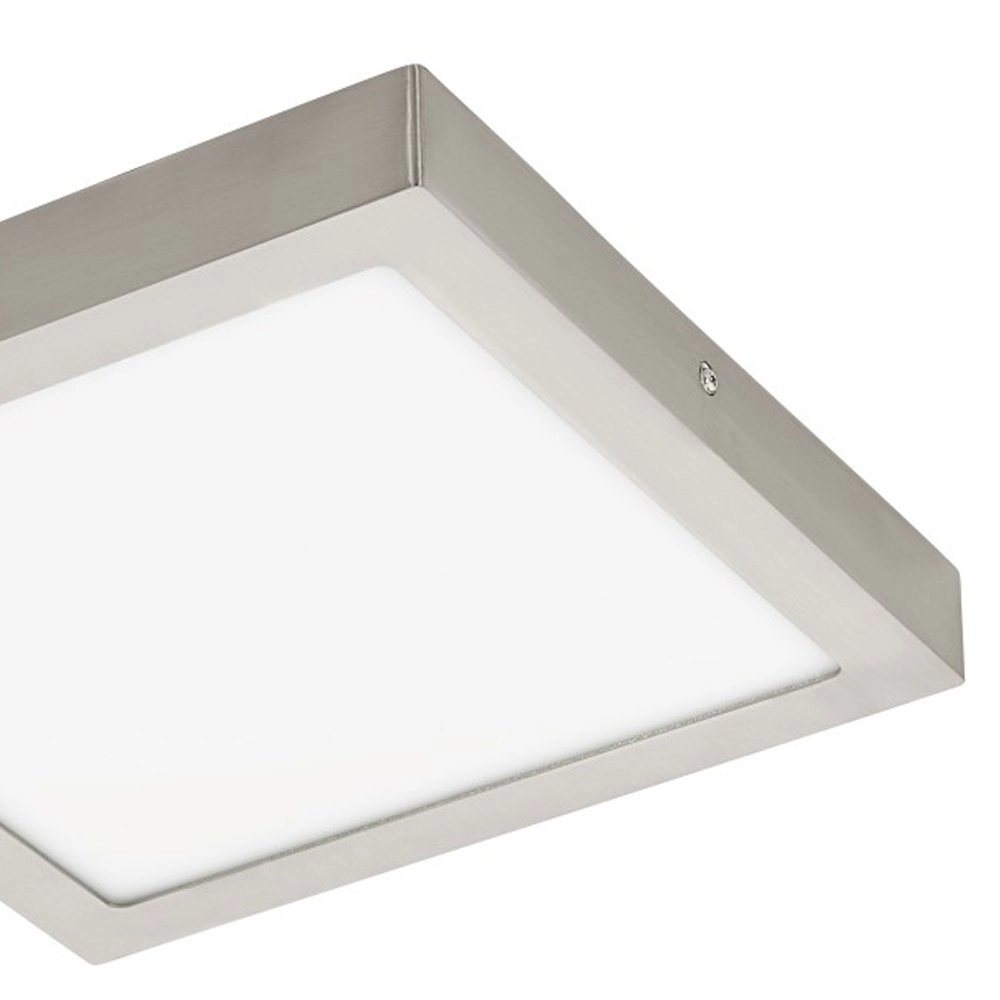 LED-Deckenlampe Fueva-C Square 30 cm Nickelmatte Eglo 9002759966812