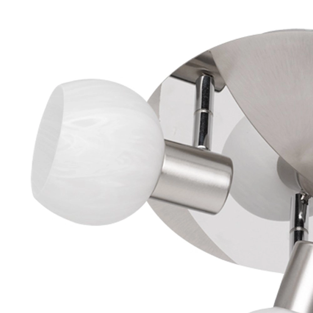 Deckenstrahler Antibes 3-Licht-Nickelmatte Trio 4017807353600