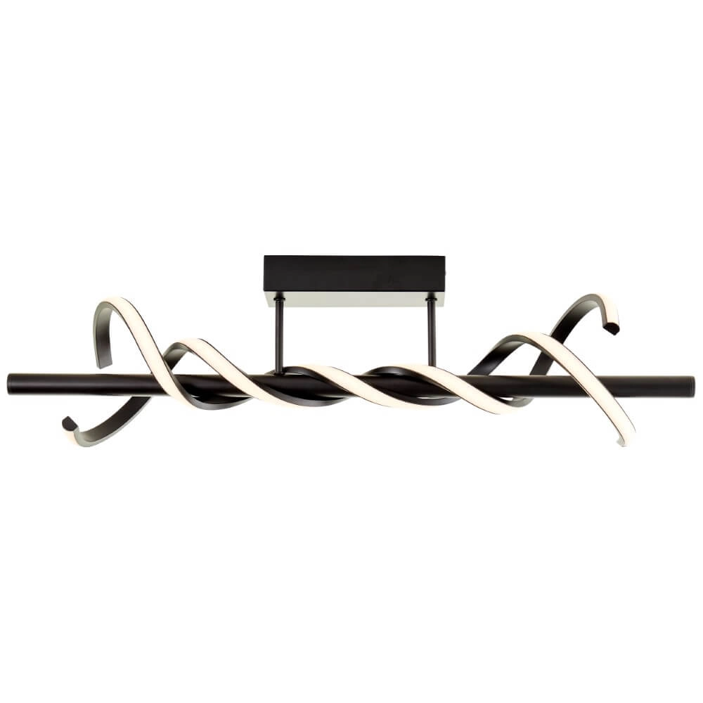 Schwarze Designer-Deckenleuchte Amalie S