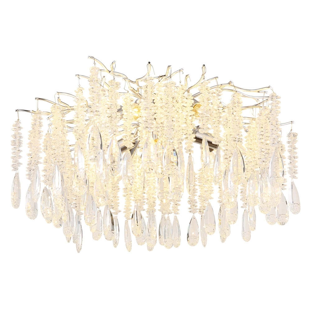 Deckenlampe Kinga silbergrau Ø 60cm