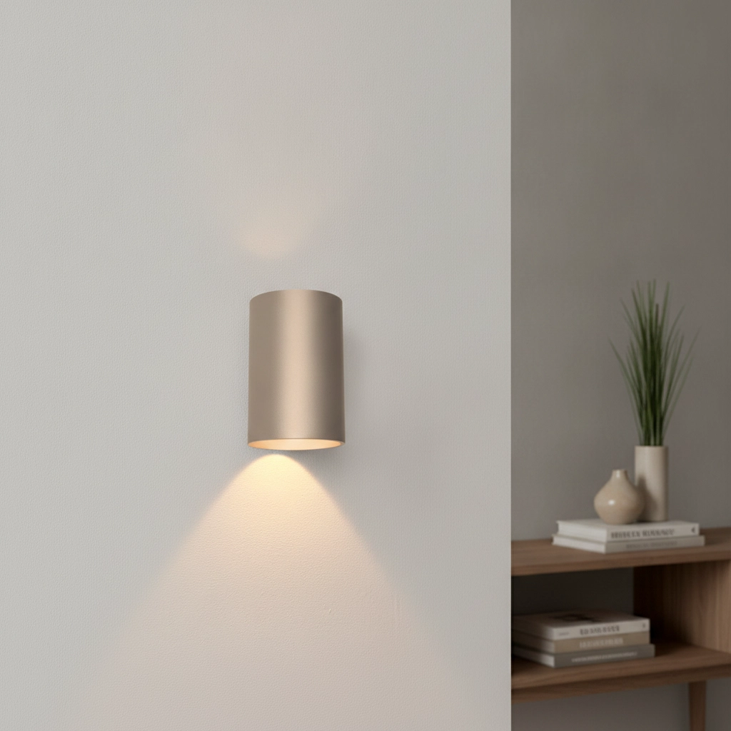 Design-Wandleuchte Brody1 Champagner