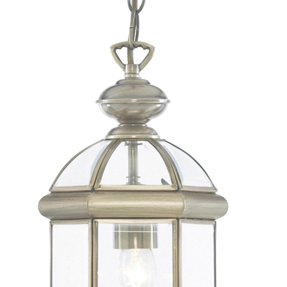 Klassische Sockelleuchte Lanterns 18 cm antike Bronze Searchlight 5013874226471
