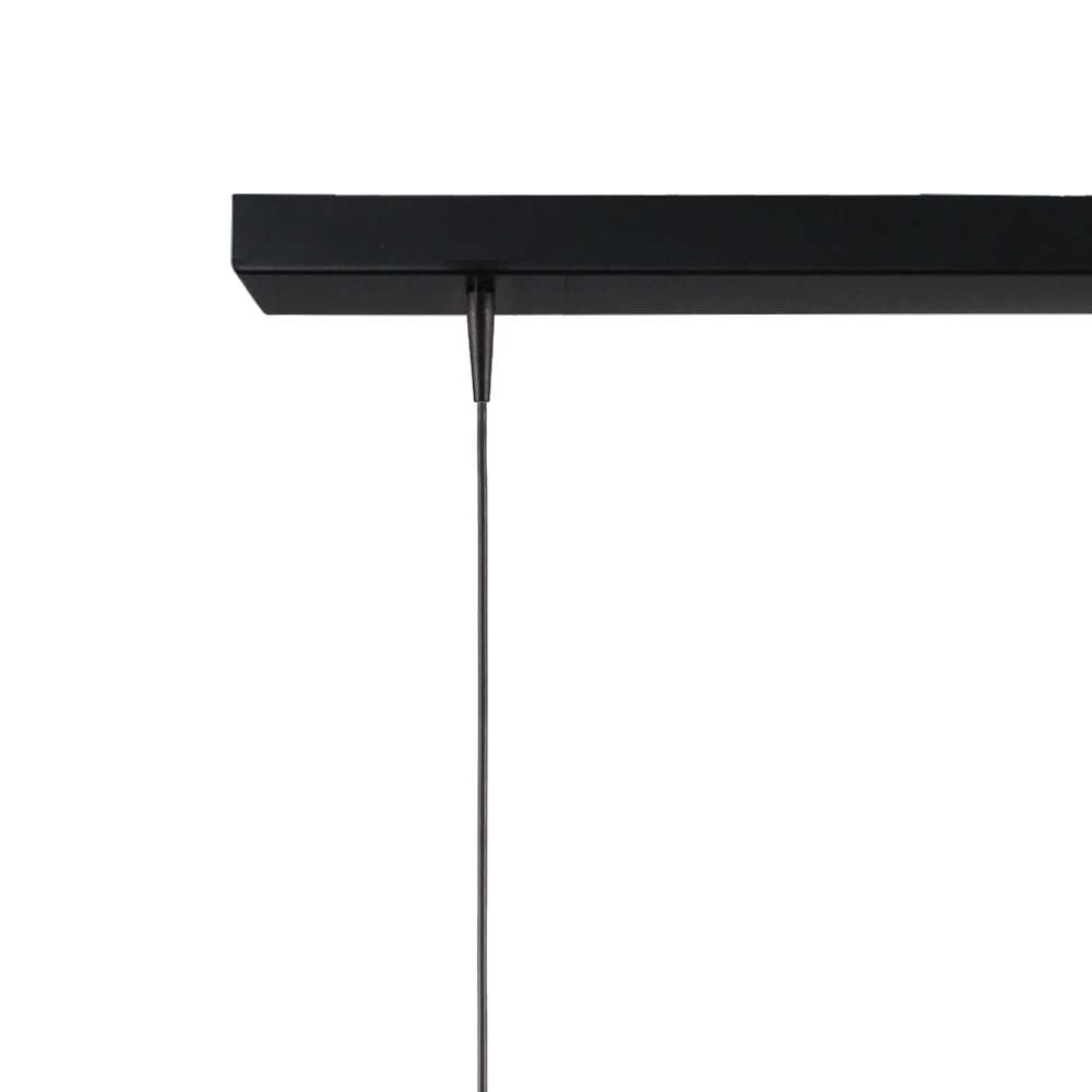 3-Licht Pendellampe Scala 130 cm schwarzer Nickel Ø 25 cm Masterlight 8718121326986