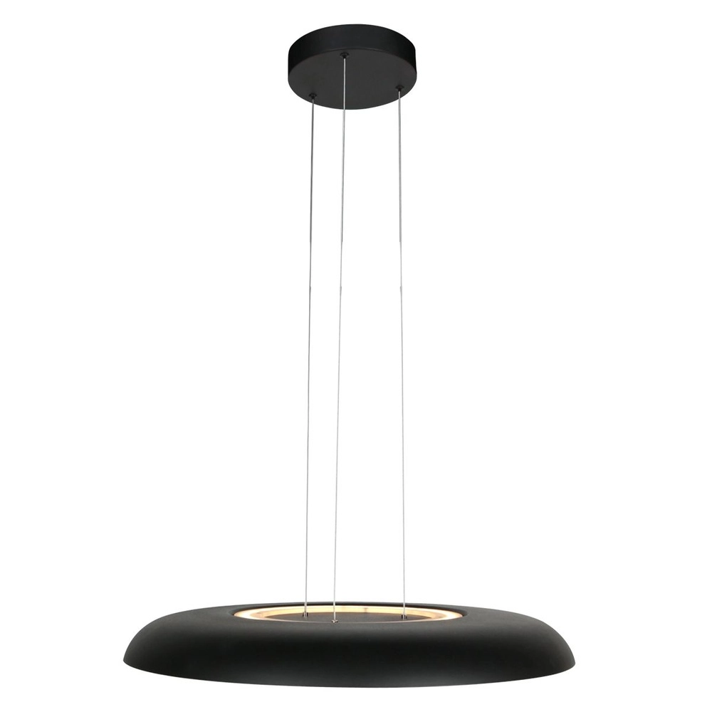 Pendelleuchte Golden Veil schwarz Ø 60cm Steinhauer 8712746180305