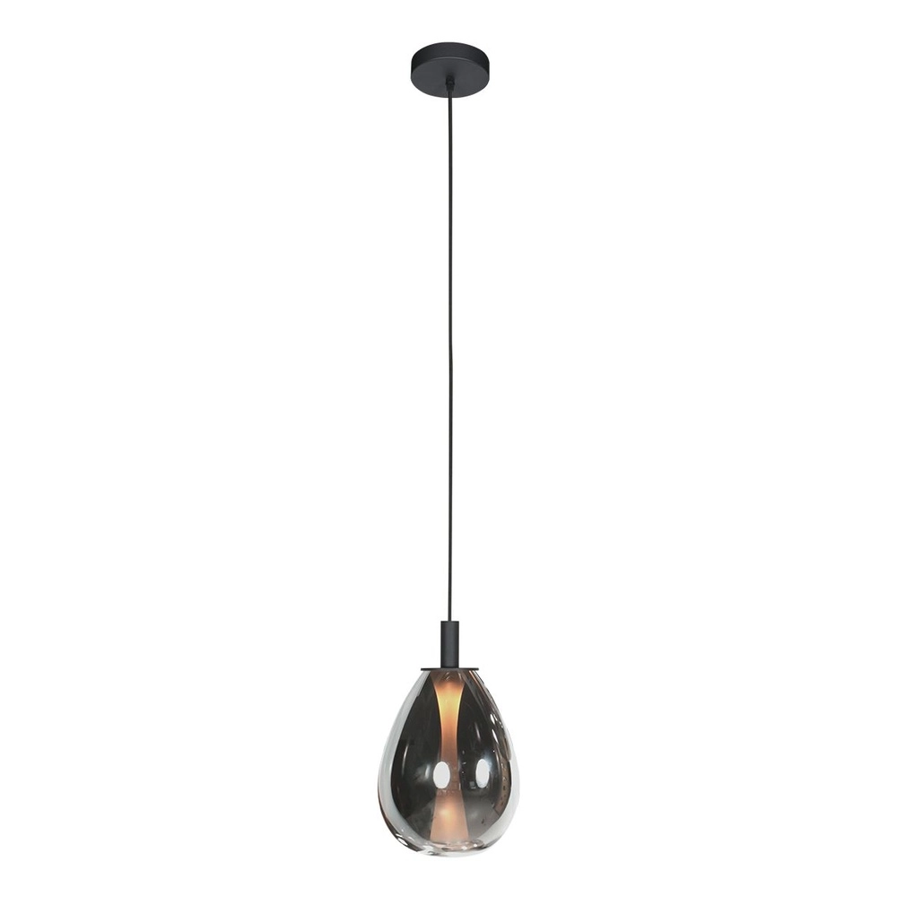 Pendelleuchte Glimsy 1-flammig schwarz Ø 22cm Steinhauer 8712746177978