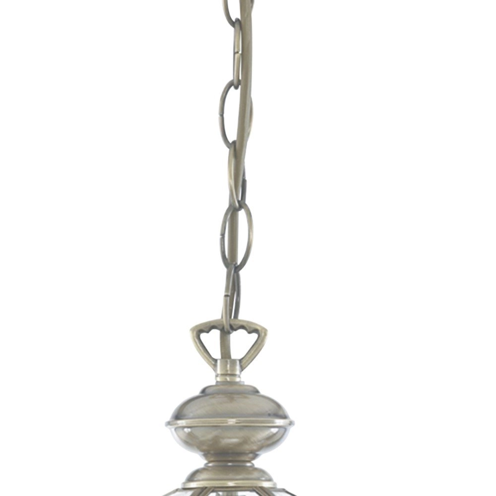 Klassische Sockelleuchte Lanterns 18 cm antike Bronze Searchlight 5013874226471