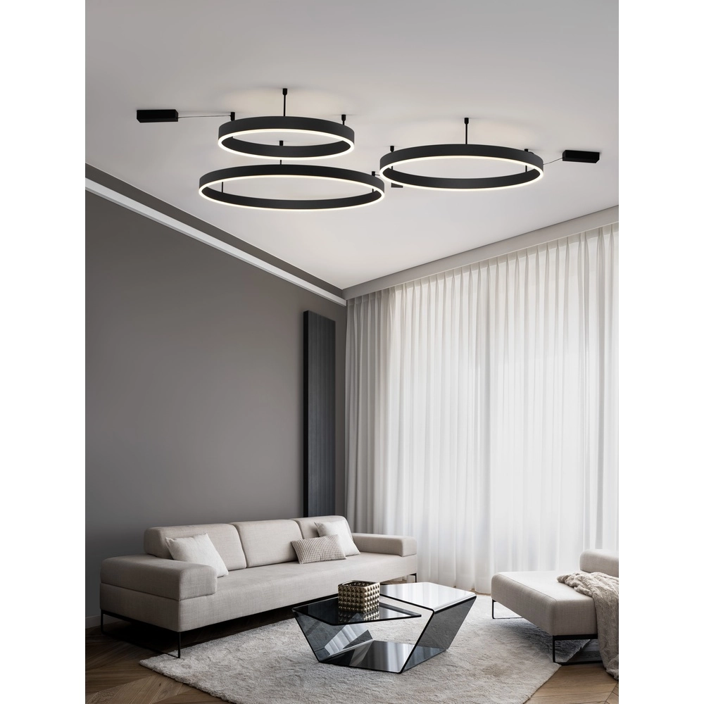 Deckenlampe Motif schwarz Ø 100cm